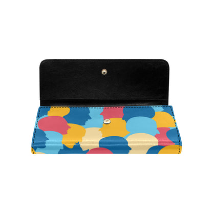 Psychology Pattern Print Design A02 Women's Trifold Wallet