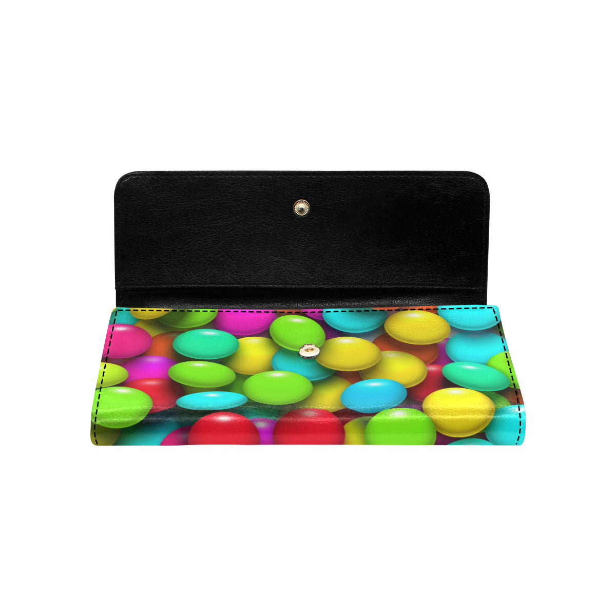 Candy Pattern Print Design CA03 Women's Trifold Wallet
