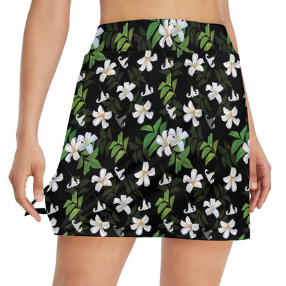 Sampaguita Print Design LKS301 17" Golf & Pickleball Skort with Pockets
