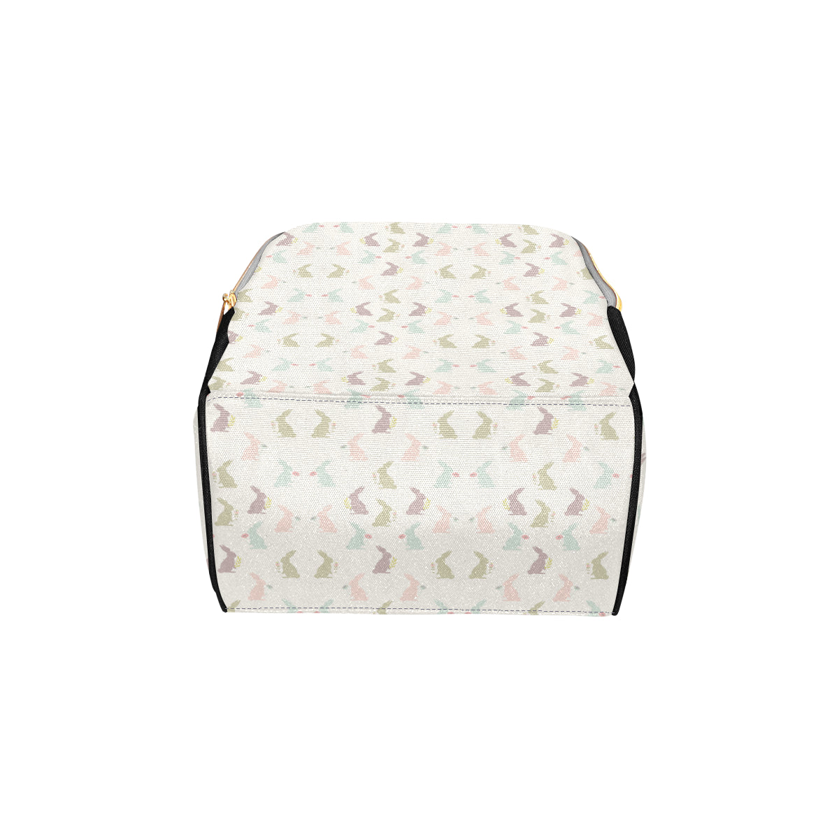 Bunny Pattern Print Design 05 Diaper Bag Backpack