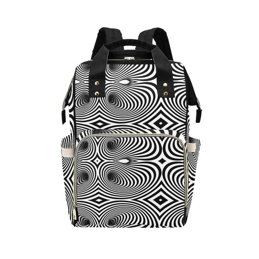 Vortex Print Design LKS303 Diaper Bag Backpack