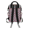 Sausage Print Design LKS301 Diaper Bag Backpack