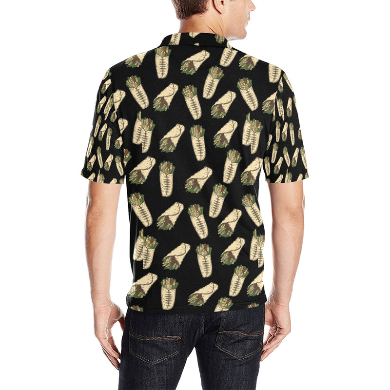 Burrito Print Design LKS303 Men Polo Shirt