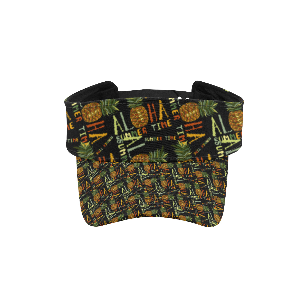 Aloha Hawaii Time Design Themed Print Unisex Sun Visor