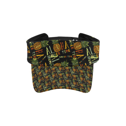 Aloha Hawaii Time Design Themed Print Unisex Sun Visor