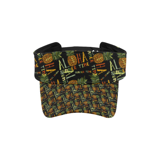 Aloha Hawaii Time Design Themed Print Unisex Sun Visor