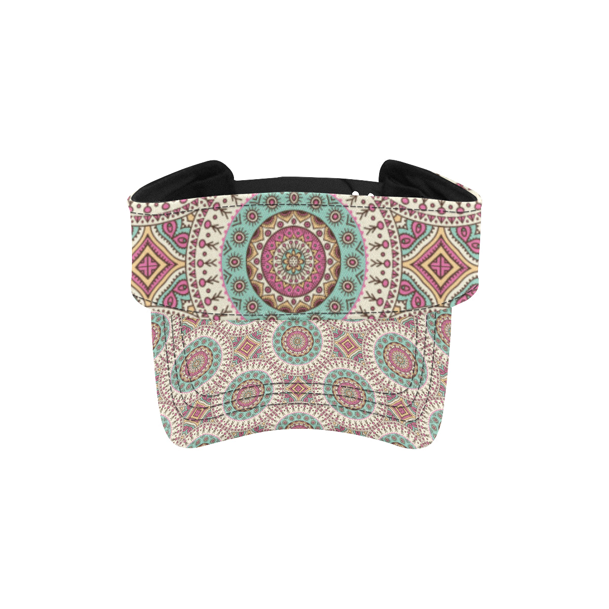 Bohemian Round Style Print Unisex Sun Visor