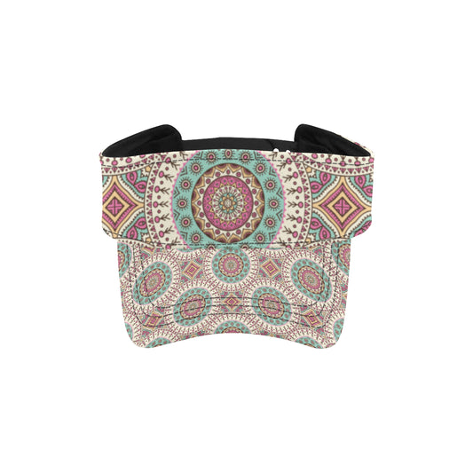Bohemian Round Style Print Unisex Sun Visor