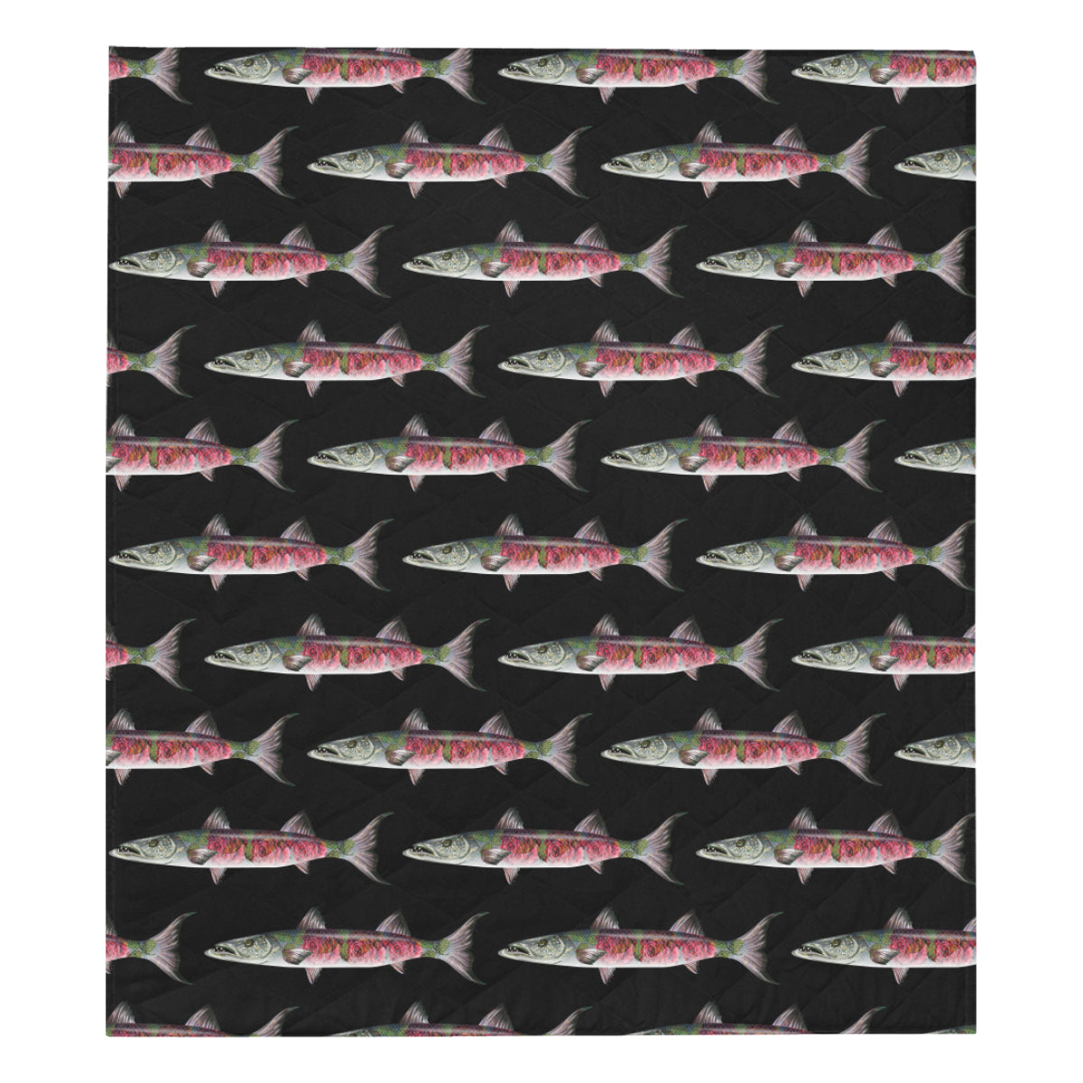 Barracuda Pattern Print Design 02 Premium Quilt