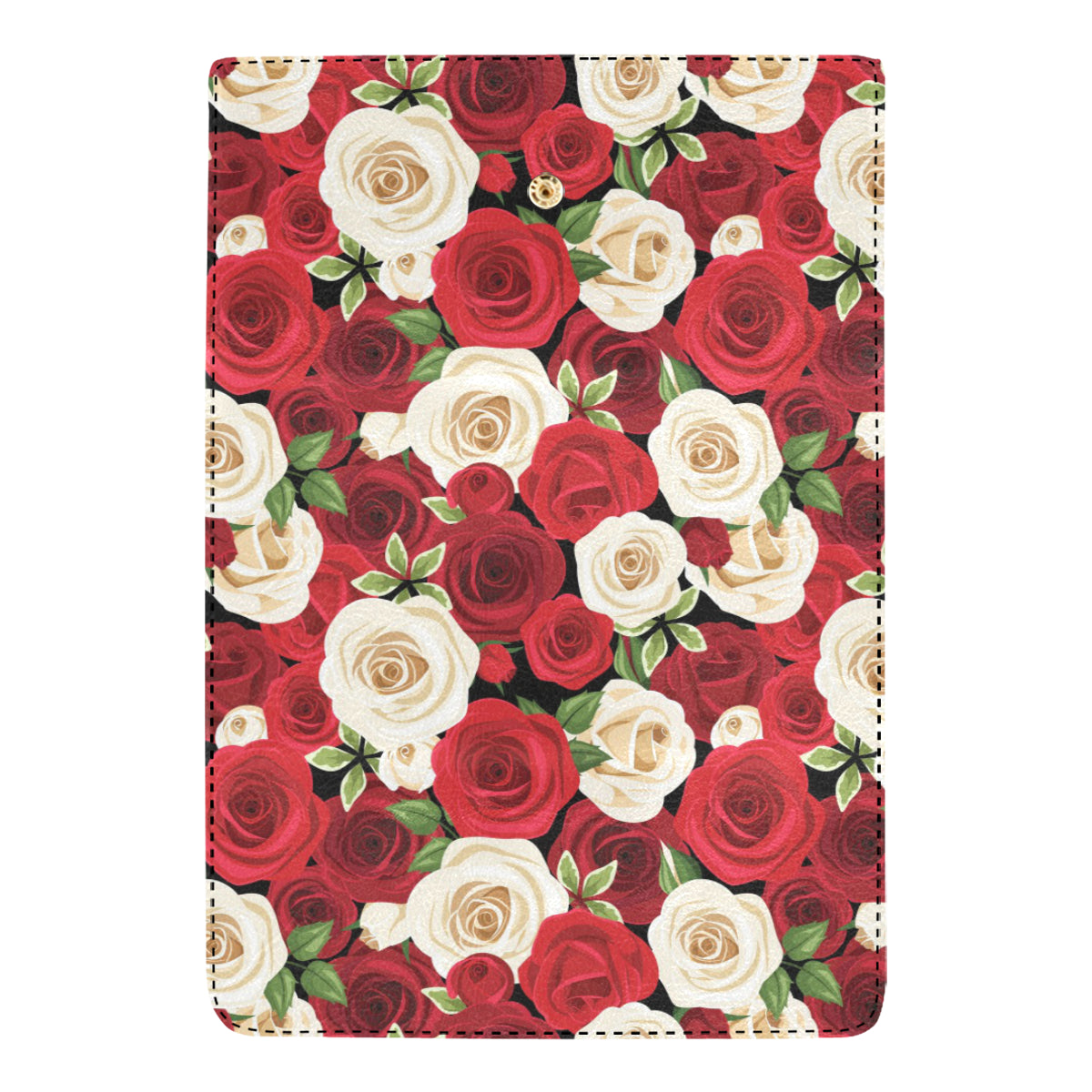 Rose Pattern Print Design RO06 Women's Trifold Wallet