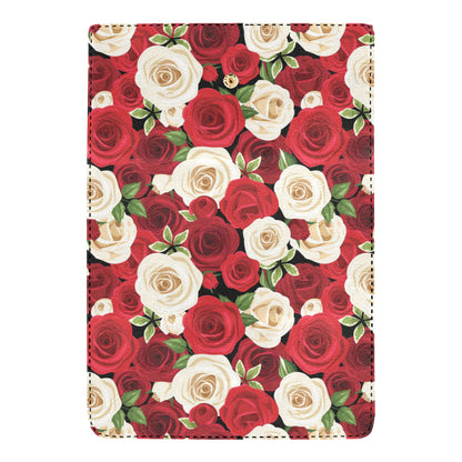 Rose Pattern Print Design RO06 Women's Trifold Wallet