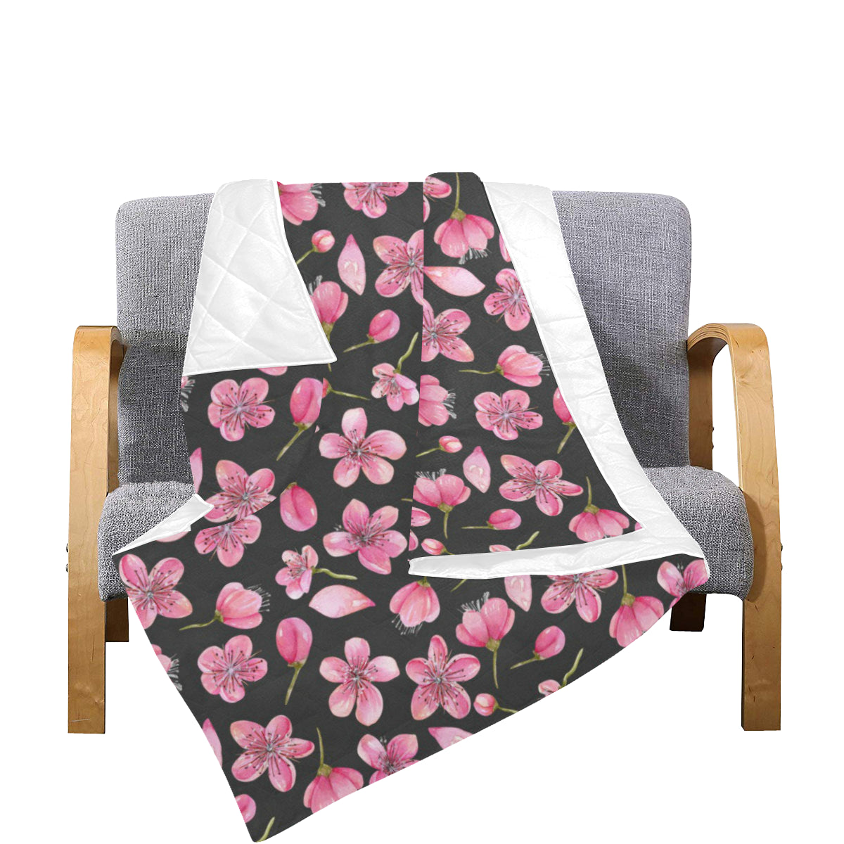 Apple blossom Pattern Print Design AB03 Premium Quilt