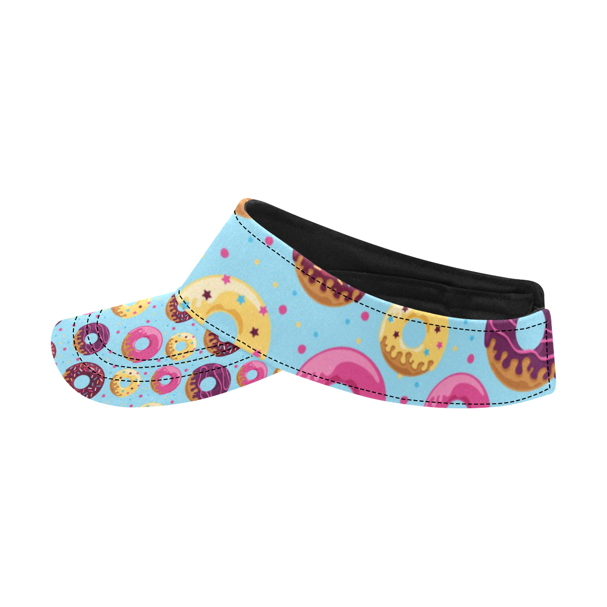 Donut Pattern Print Design DN07 Unisex Sun Visor