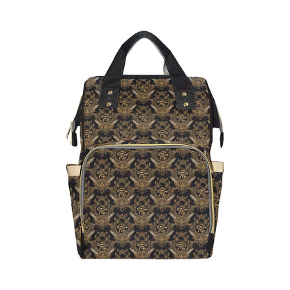 Eye of Horus Mandala Style Diaper Bag Backpack
