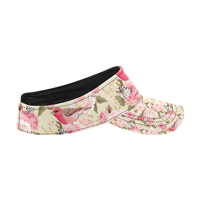 Bird Butterfly Pink Flower Print Pattern Unisex Sun Visor