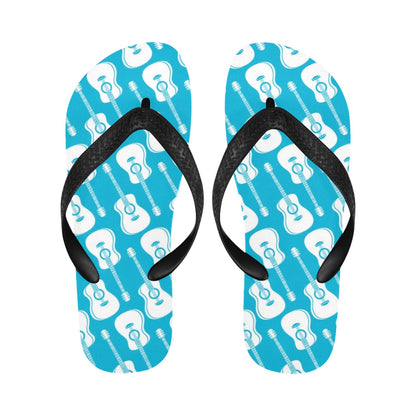 Acoustic Guitar Print Design LKS404 Flip Flops