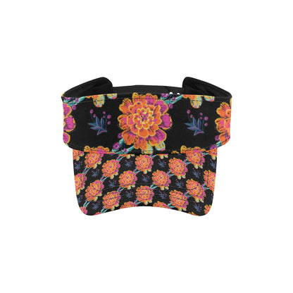 Marigold Pattern Print Design MR04 Unisex Sun Visor