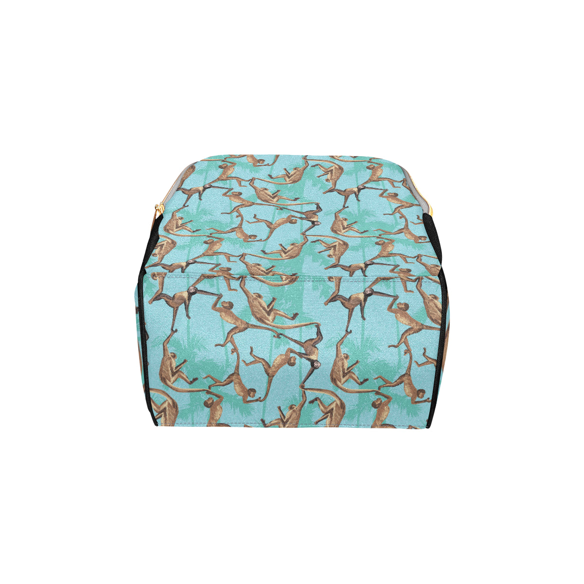 Monkey Pattern Print Design 04 Diaper Bag Backpack
