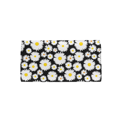 Daisy Pattern Print Design 01 Women's Trifold Wallet