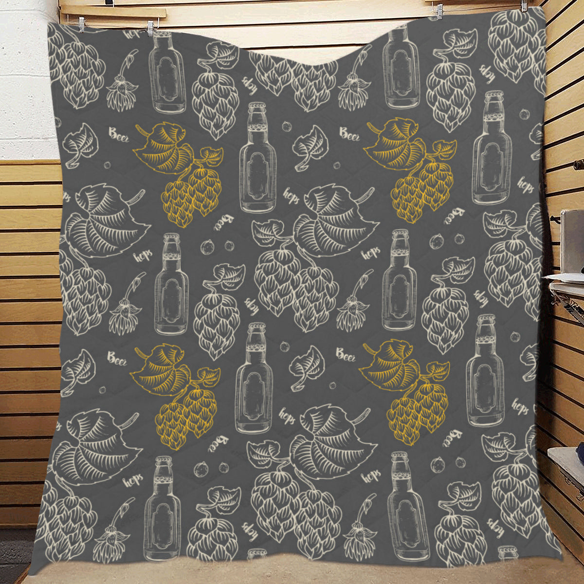 Hope Pattern Print Design 01 Premium Quilt