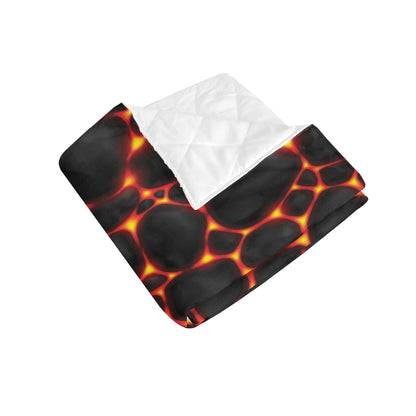 Lava Pattern Print Design 01 Premium Quilt