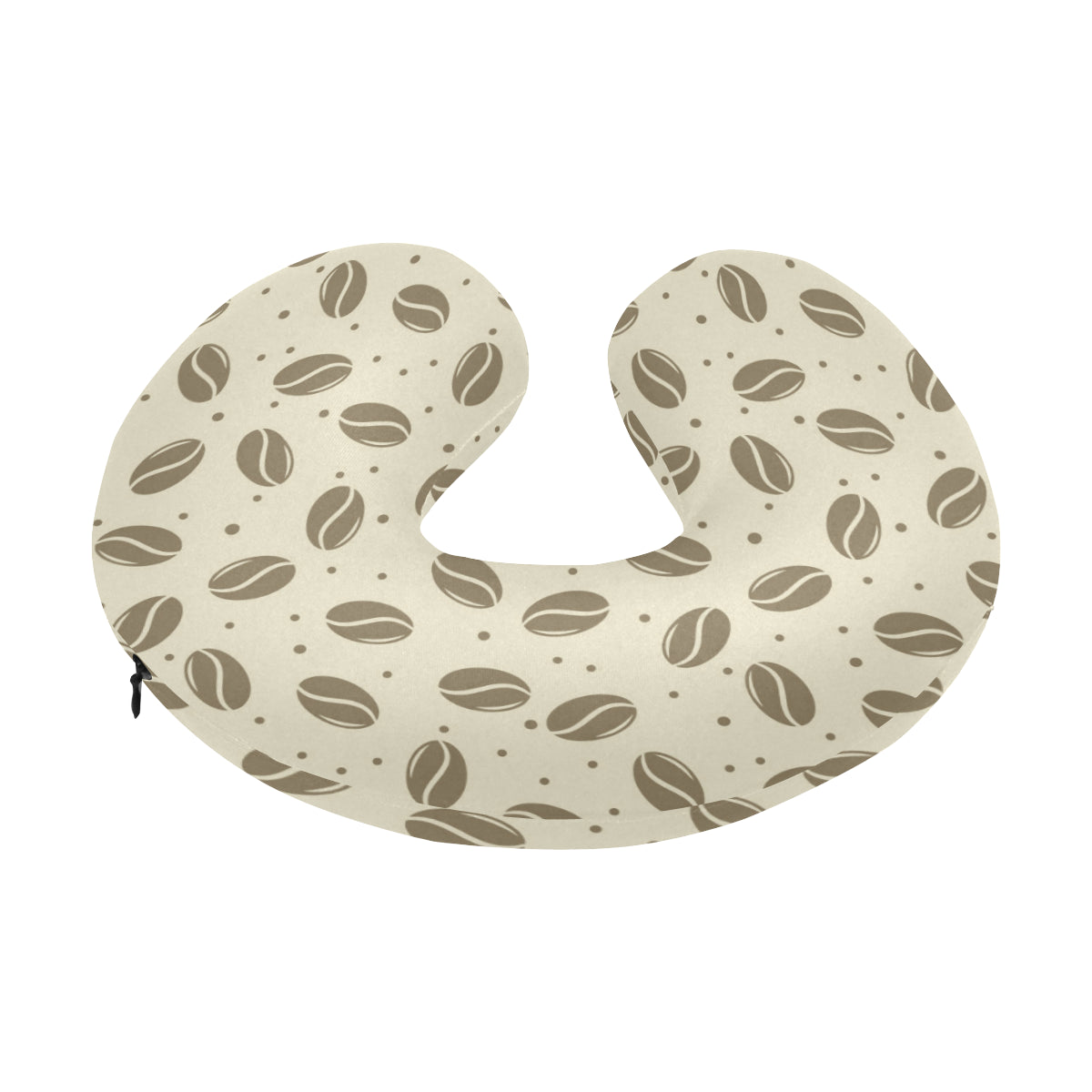 Coffee Pattern Print Design 02 U-Shaped Travel Neck Pillow
