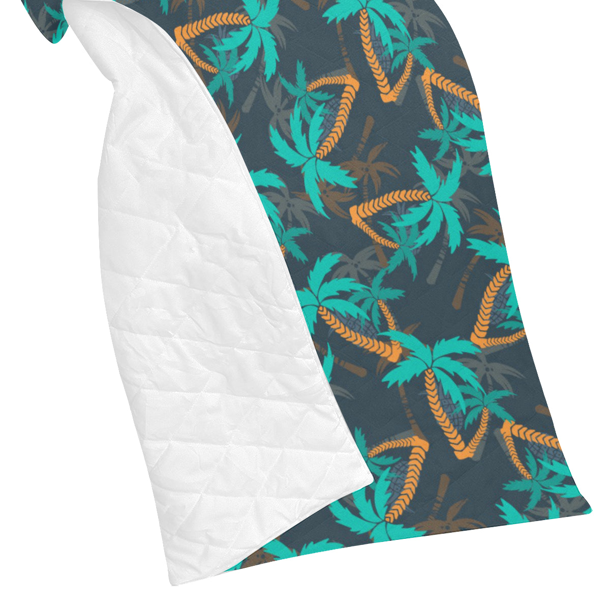 Palm Tree Pattern Print Design PT01 Premium Quilt