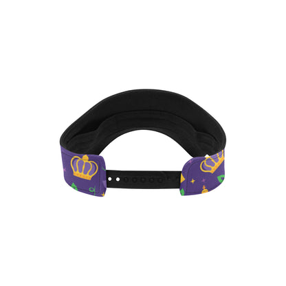 Mardi Gras Pattern Print Design 03 Unisex Sun Visor