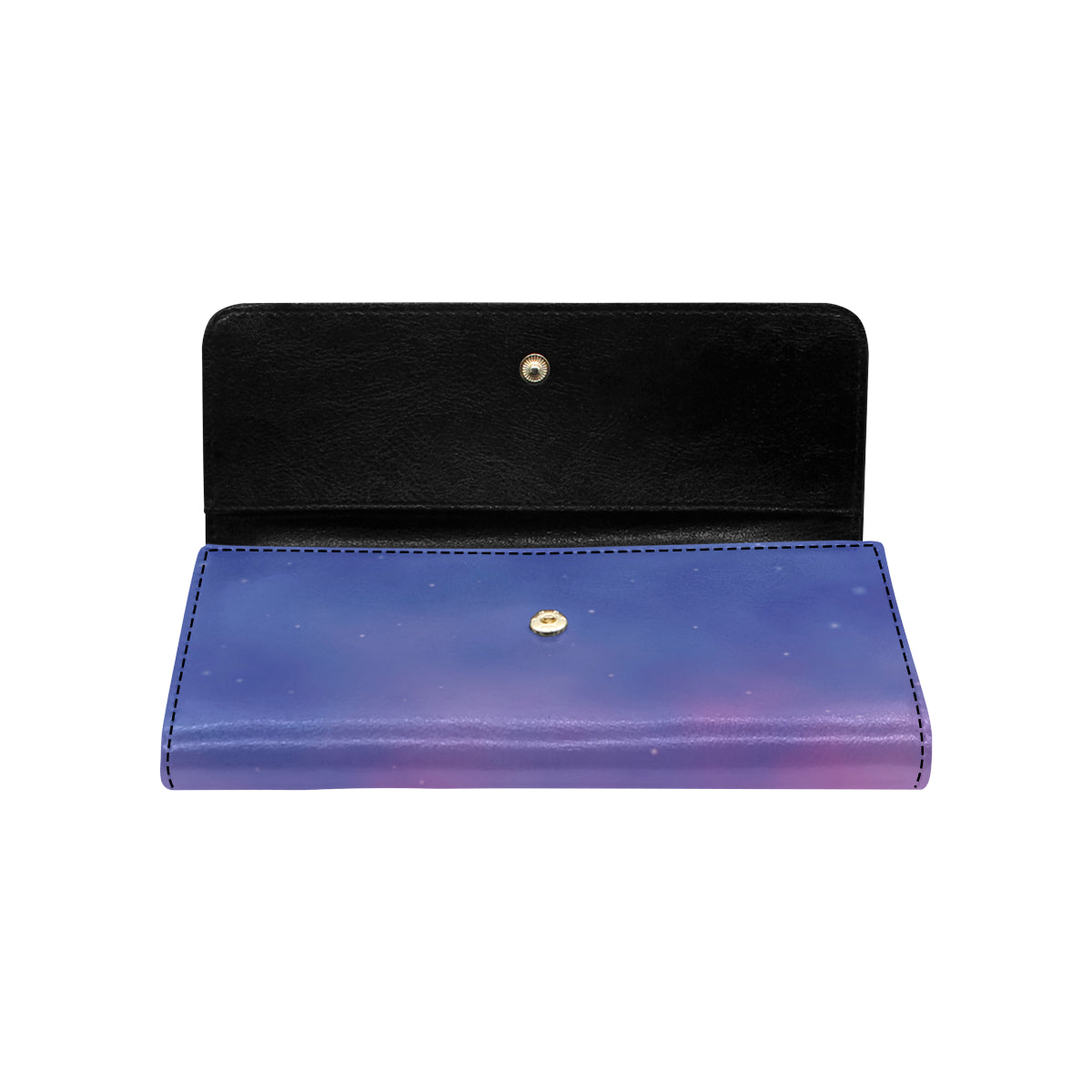 Nebula Pattern Print Design A05 Women's Trifold Wallet