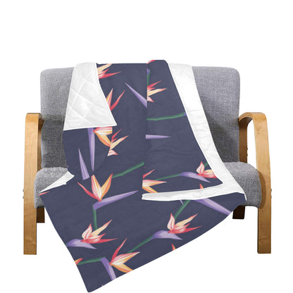 Bird Of Paradise Pattern Print Design BOP015 Premium Quilt