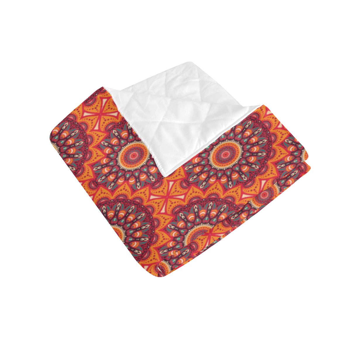 Bohemian Pattern Print Design 04 Premium Quilt