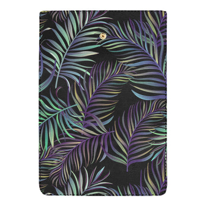 Tropical Palm Leaves Pattern Brightness Women's Trifold Wallet