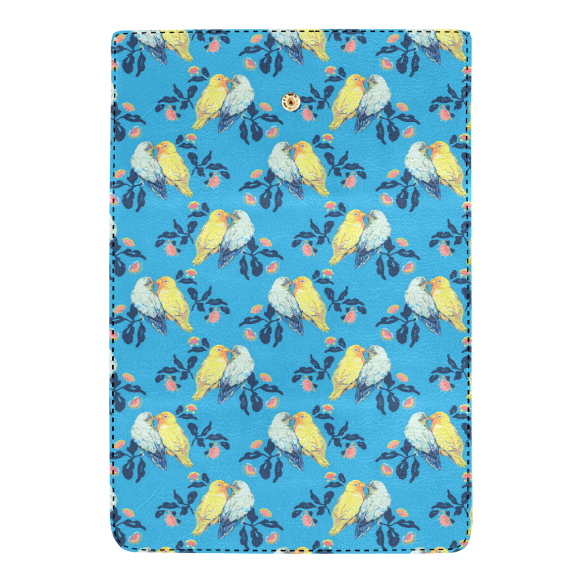 Lovebird Pattern Print Design 03 Women's Trifold Wallet