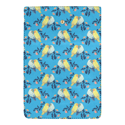Lovebird Pattern Print Design 03 Women's Trifold Wallet