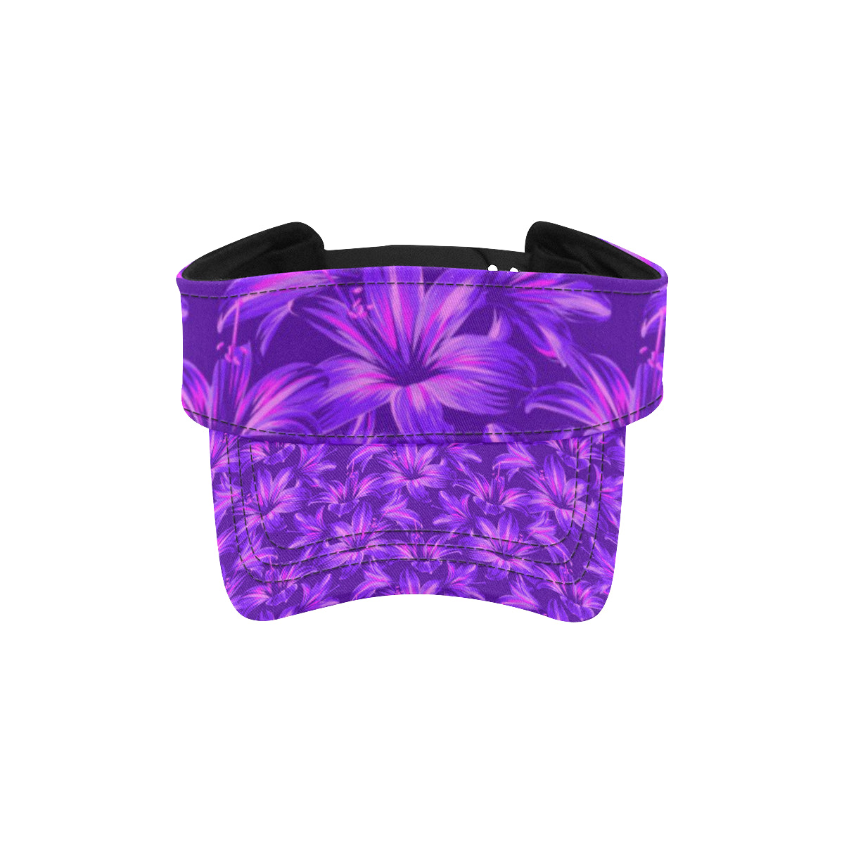 Amaryllis Pattern Print Design AL03 Unisex Sun Visor