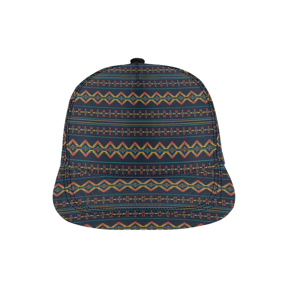 Southwest American Design Themed Print Snapback Cap