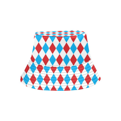 Harlequin Print Design LKS402 Unisex Bucket Hat