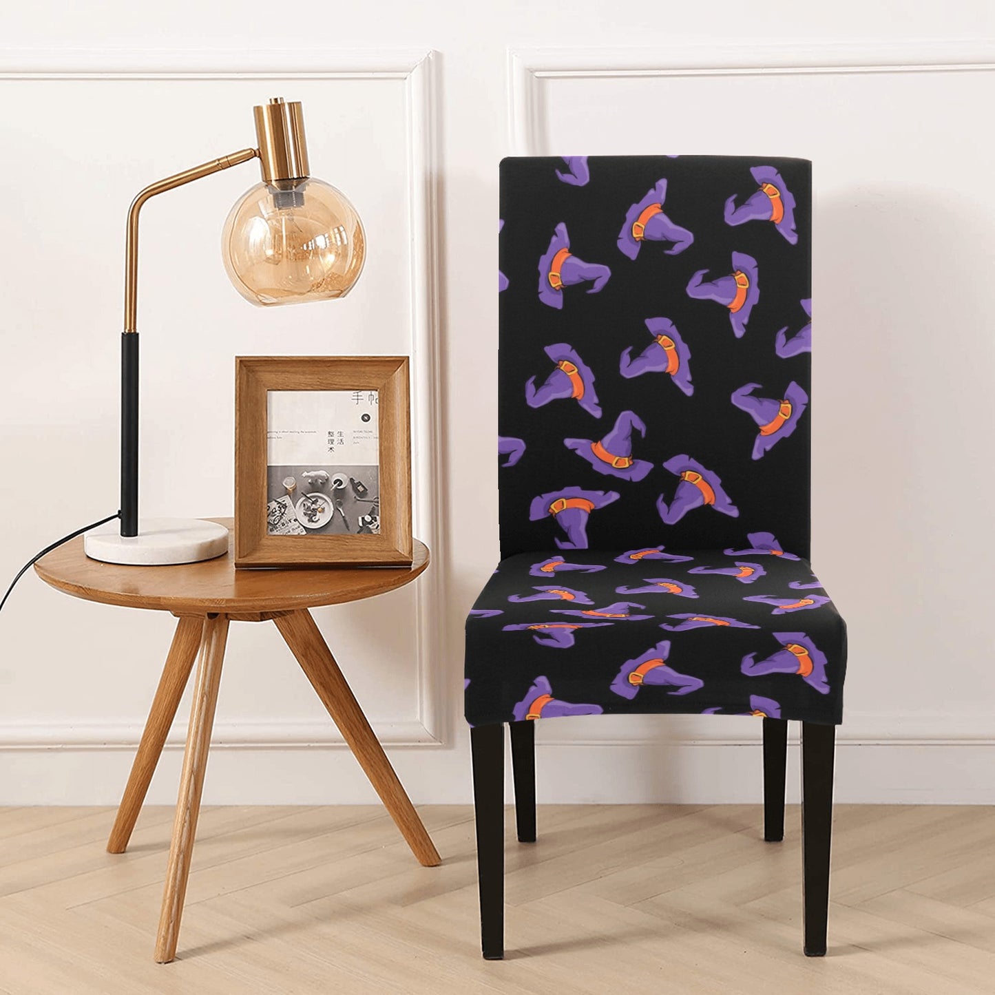 Witch Hat Print Design LKS304 Dining Chair Slipcover