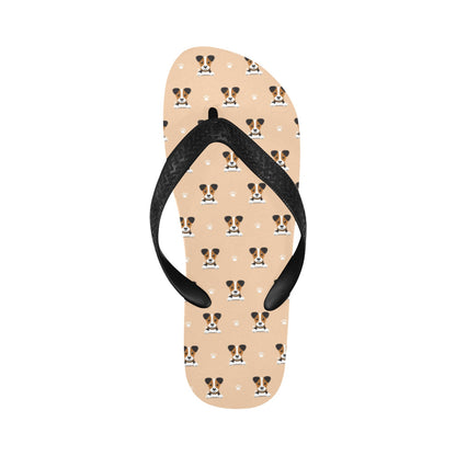 Russell Terriers Print Design LKS3011 Flip Flops