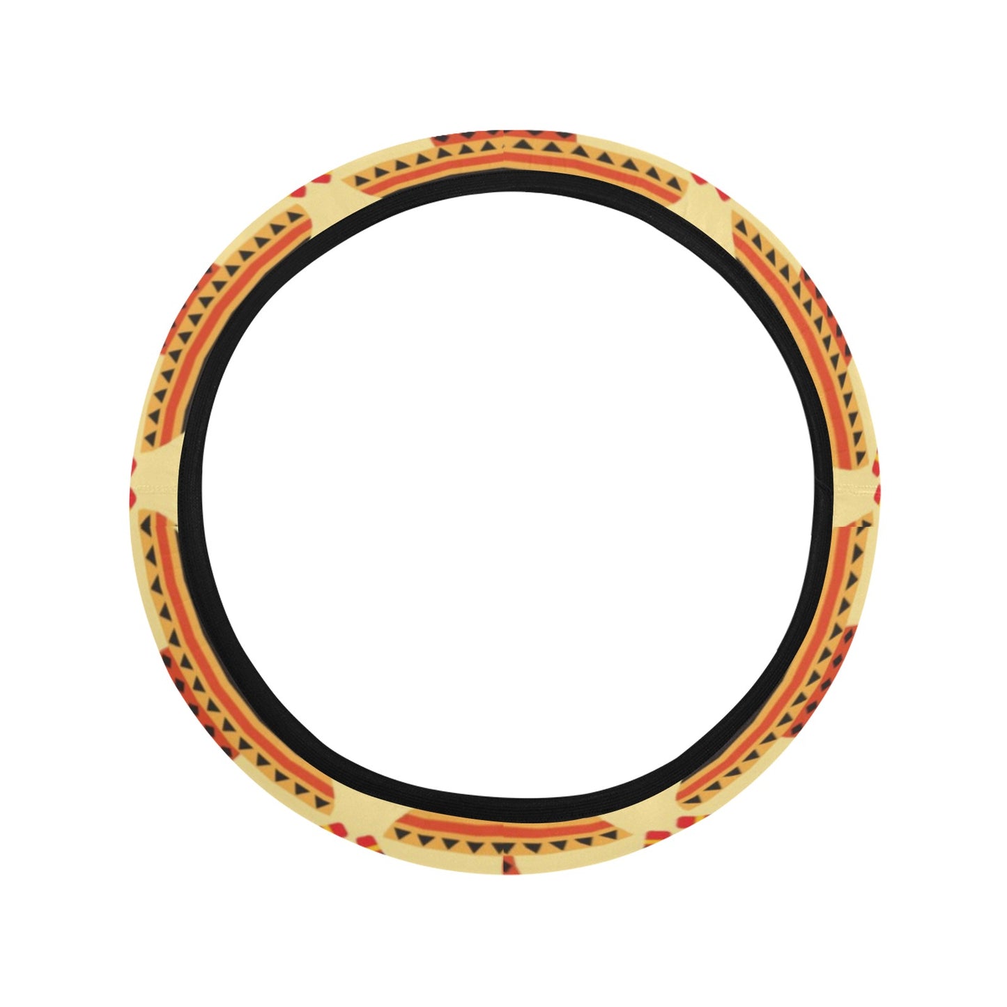 Maracas Print Design LKS403 Steering Wheel Cover with Elastic Edge