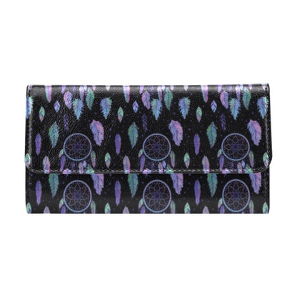 Dream Catcher Tribal Design Women's Trifold Wallet