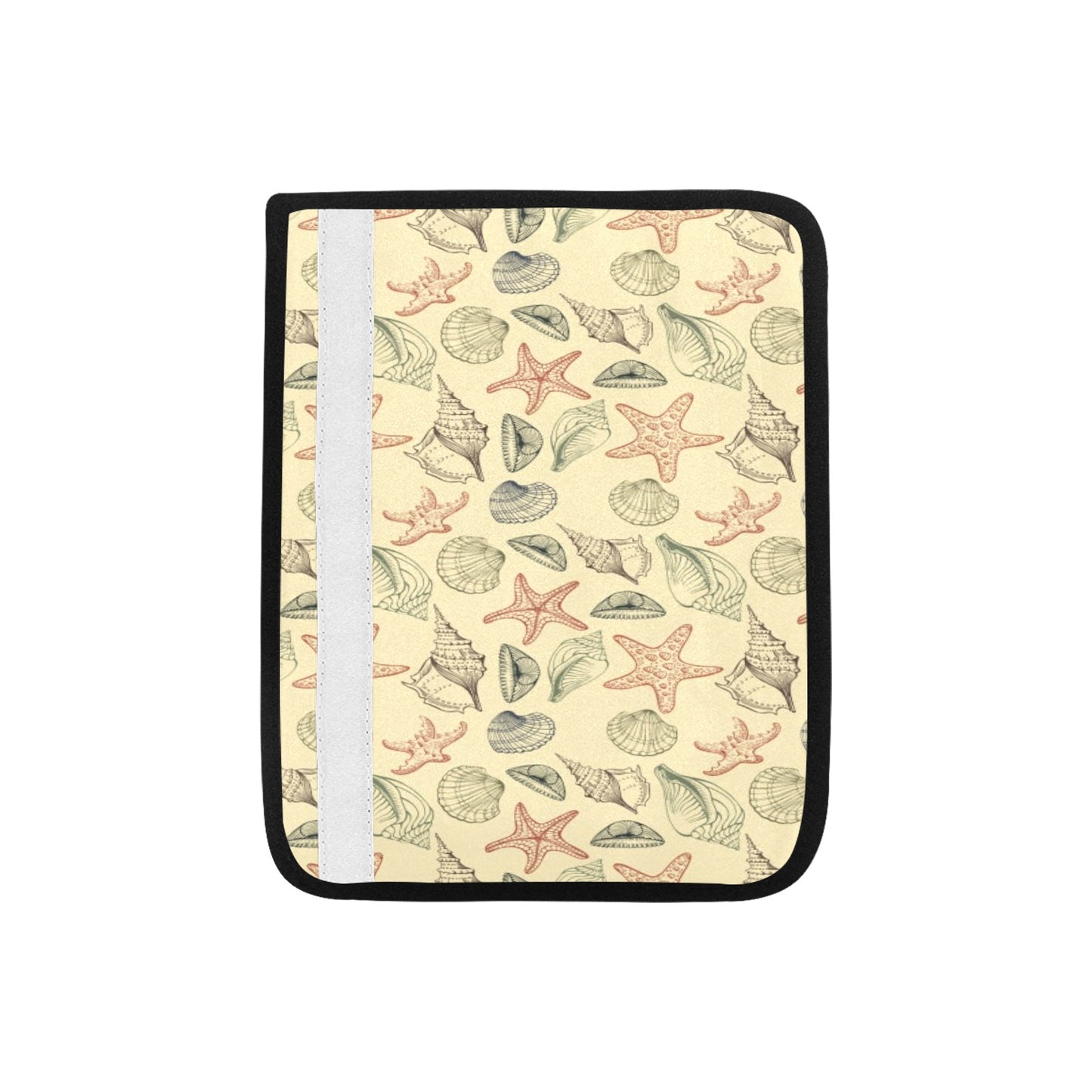 Seashell Print Design LKS305 Car Seat Belt Cover