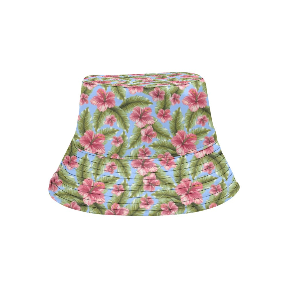 Tropical Flower Print Design LKS301 Unisex Bucket Hat
