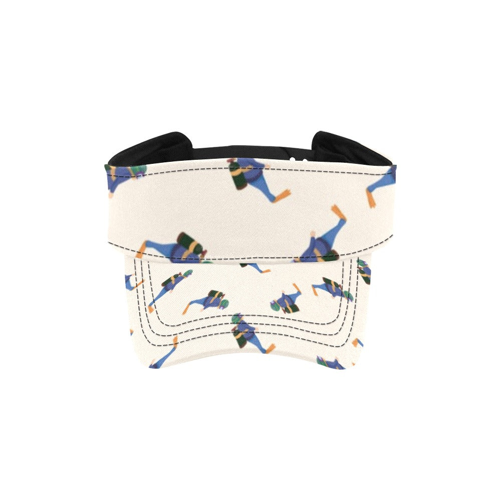 Scuba Driver Print Design LKS301 Unisex Sun Visor