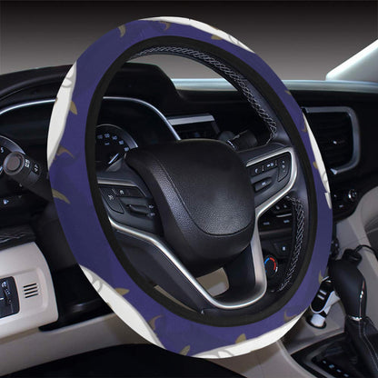Tuna Fish Print Design LKS304 Steering Wheel Cover with Elastic Edge