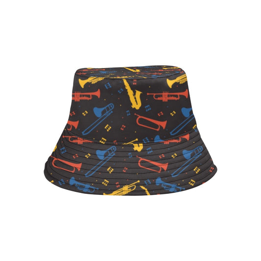 Saxophone Print Design LKS407 Unisex Bucket Hat