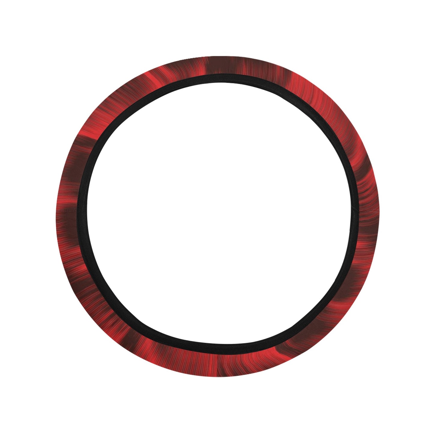 Skull Red Print Design LKS306 Steering Wheel Cover with Elastic Edge