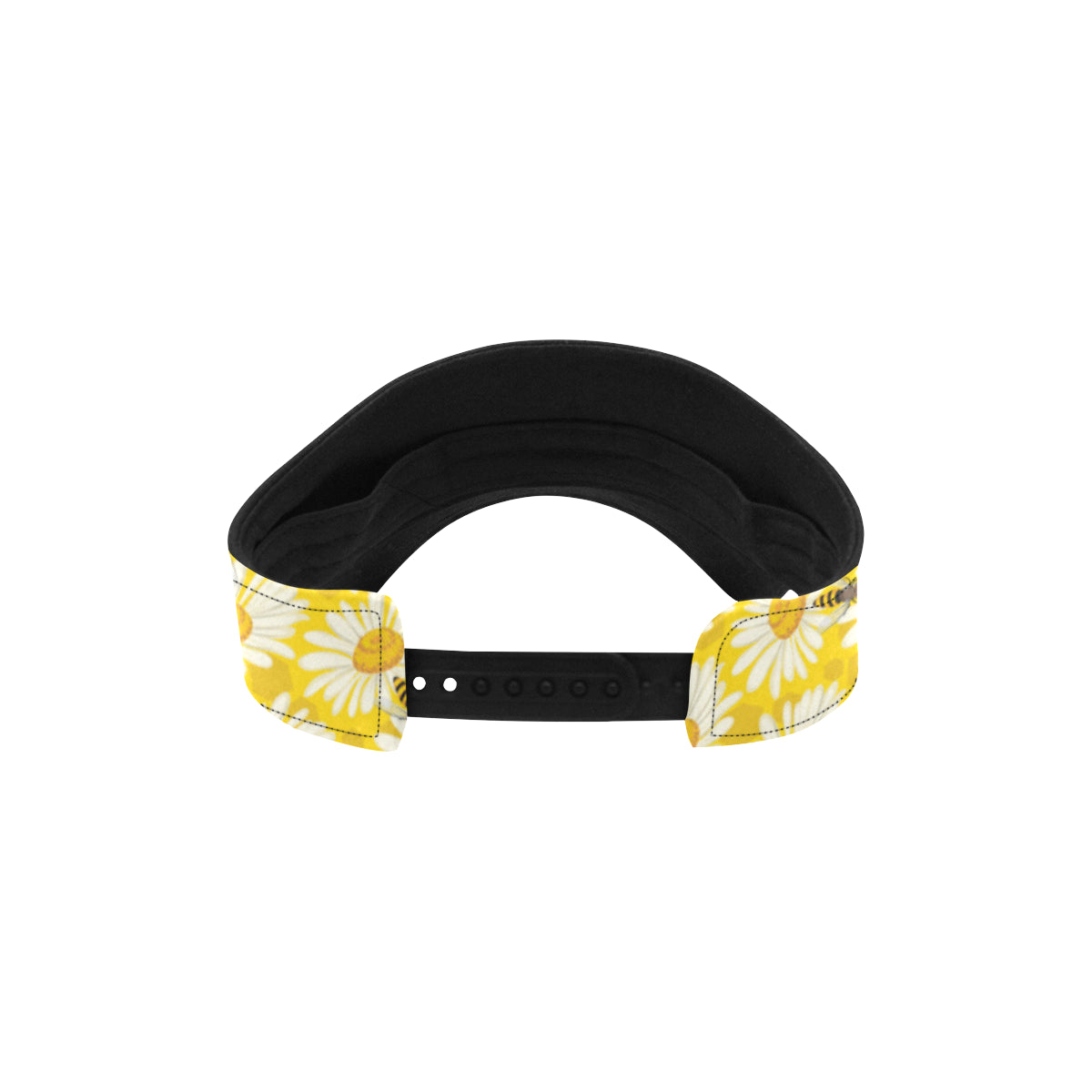 Bee Daisy Pattern Print Design 06 Unisex Sun Visor