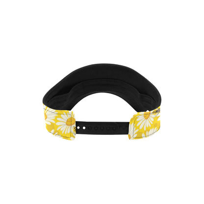 Bee Daisy Pattern Print Design 06 Unisex Sun Visor