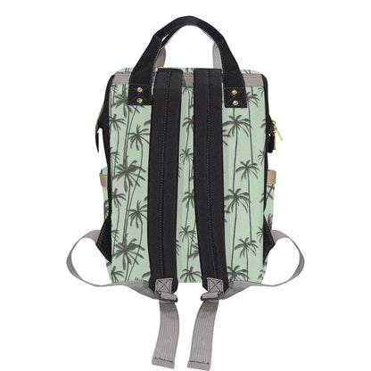 Palm Tree Pattern Print Design A04 Diaper Bag Backpack